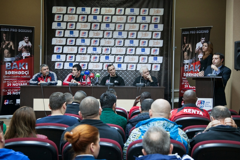 Церемония взвешивания и пресс-конференция Тамерлана Абдуллаева перед боем против венгерского боксера - ФОТО