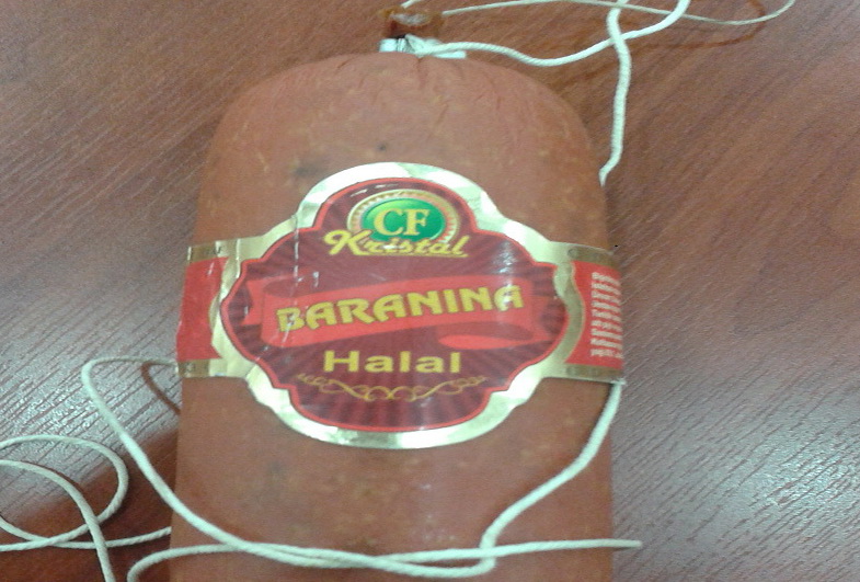 В колбасе с пометкой «халяльная» от Kristal CF обнаружена свинина - ФОТО