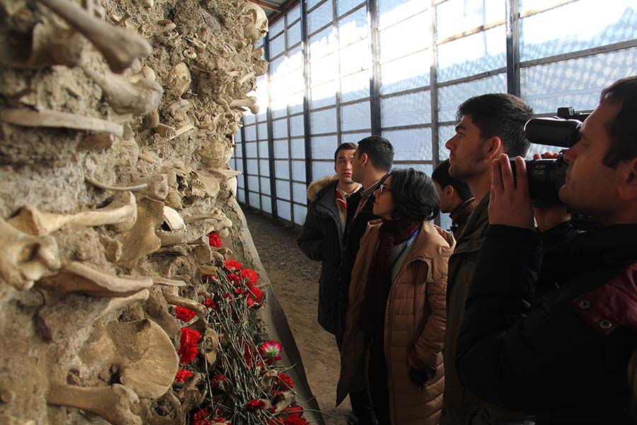 НСМОАР организовал тур к Губинскому мемориальному комплексу геноцида – ФОТО