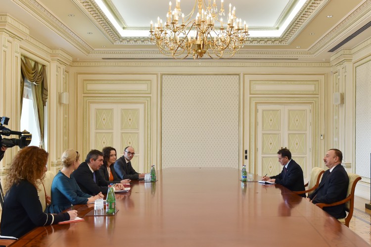 Ильхам Алиев принял специального представителя Европейского Союза
