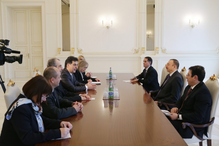 Ильхам Алиев принял председателя Национального Совета парламента Словении - ФОТО