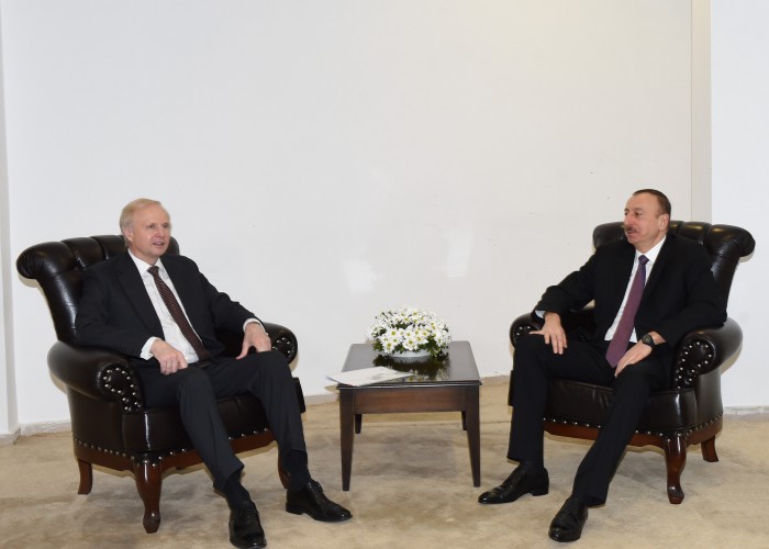 Президент Ильхам Алиев встретился в Карсе с гендиректором компании bp - ФОТО