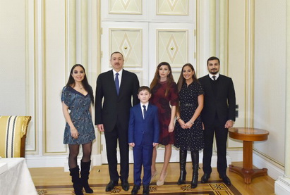 Маленький Умид из Гянджи отметил день рождения в резиденции Президента Ильхама Алиева - ФОТО