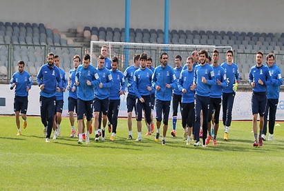 Сборная Азербайджана по футболу готовится к матчу против Мальты – ФОТО