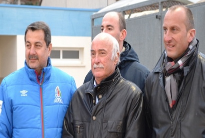Вице-мэр посетил тренировку сборной Азербайджана во Франции - ФОТО