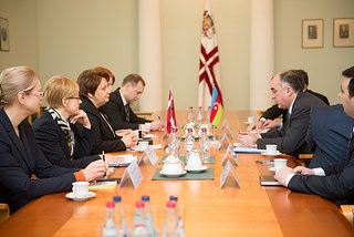 Глава МИД Азербайджана и премьер Латвии отметили стратегический характер сотрудничества - ФОТО