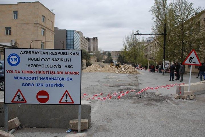 После ремонта открываются две оживленные улицы Баку - ФОТО