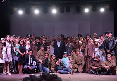 В Лянкяране прошел молодежный фестиваль, посвященный 70-летию победы в ВОВ – ФОТО
