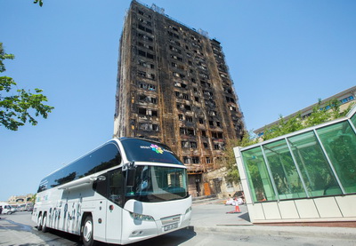 ASAN xidmət приступает к оказанию услуг жильцам сгоревшего жилого дома в Баку
