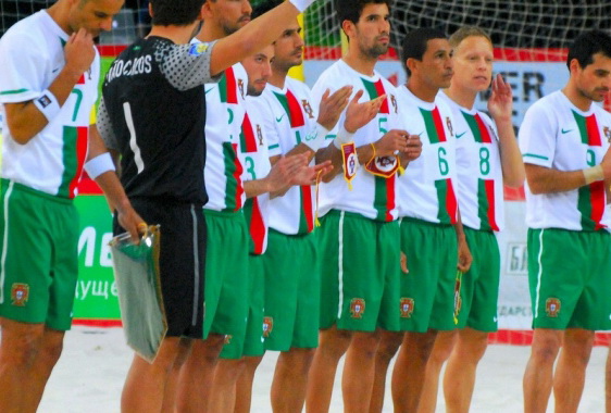 Сборная Португалии по пляжному футболу разместится на «Далга Арене»