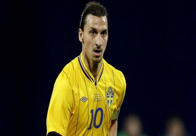 Свой первый гол за сборную Швеции Златан Ибрагимович забил в ворота сборной Азербайджана – ВИДЕО