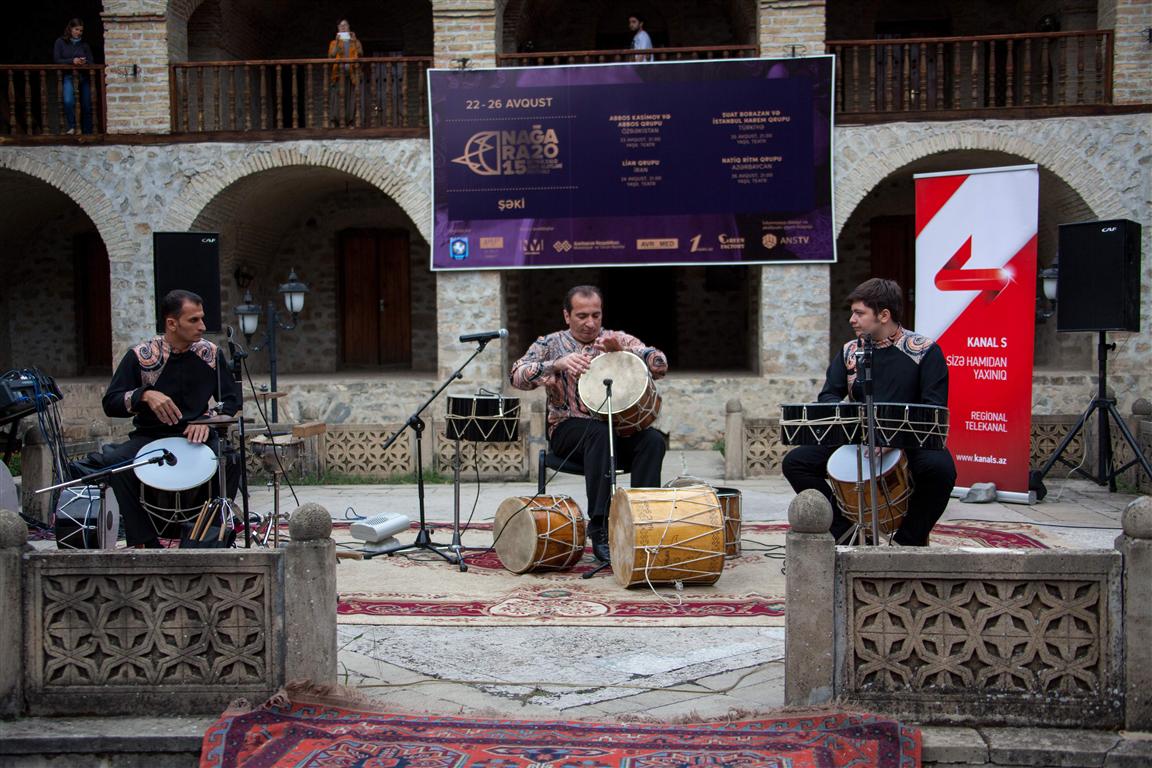 Ритм-группа «Natiq» провела мастер-класс в рамках фестиваля «Nağara-2015» - ФОТО