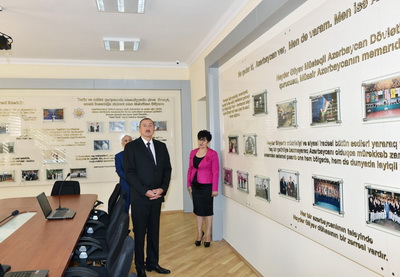 Ильхам Алиев ознакомился с условиями, созданными в школе №189-190 Сабаильского района - ФОТО