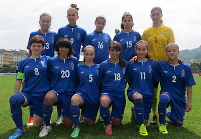 Как сборная Азербайджана по футболу среди девушек выступила в отборочном цикле Евро-2016 – ВИДЕО