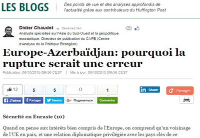 Влиятельный французский портал опубликовал статью, критикующую резолюцию Европарламента по Азербайджану