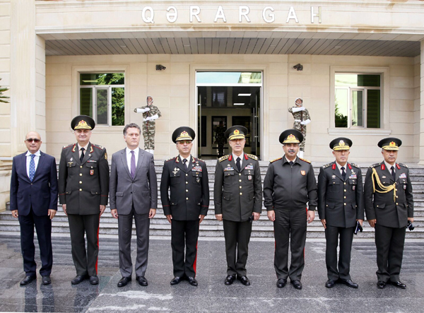 Начальник Генштаба ВС Турции посетил Шамкирское воинское соединение - ФОТО