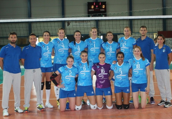 Волейболистки «Локомотива» одержали первую победу в Италии