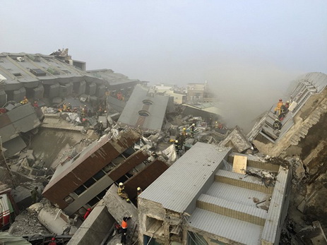 Число жертв землетрясения на Тайване возросло до 29
