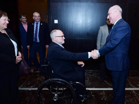 Президент Международного паралимпийского комитета посетил Азербайджан – ФОТО
