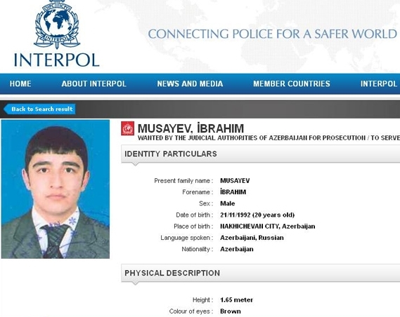МВД АР подтвердило задержание Интерполом мошенника, называющего себя экс-сотрудником МНБ Нахчывана – ФОТО