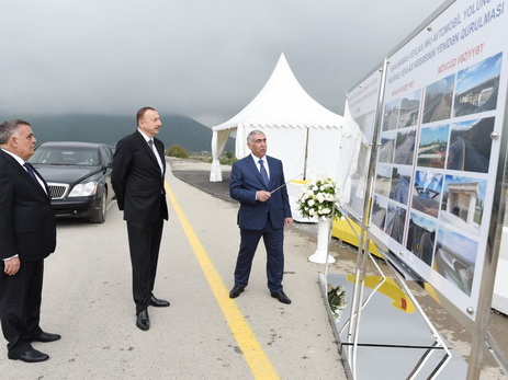 После реконструкции сдан в эксплуатацию участок автодороги Баку-Шамаха-Евлах - ФОТО