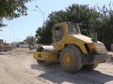 Начат ремонт одной из оживленных дорог Баку – ФОТО - ВИДЕО