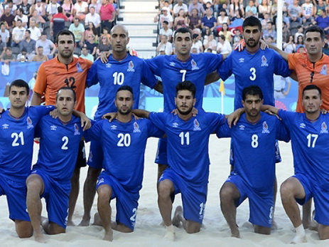 Сборная Азербайджана по пляжному футболу победила Турцию в стартовом матче Промофинала