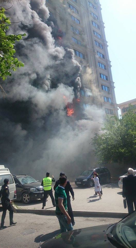 Пожар в Баку