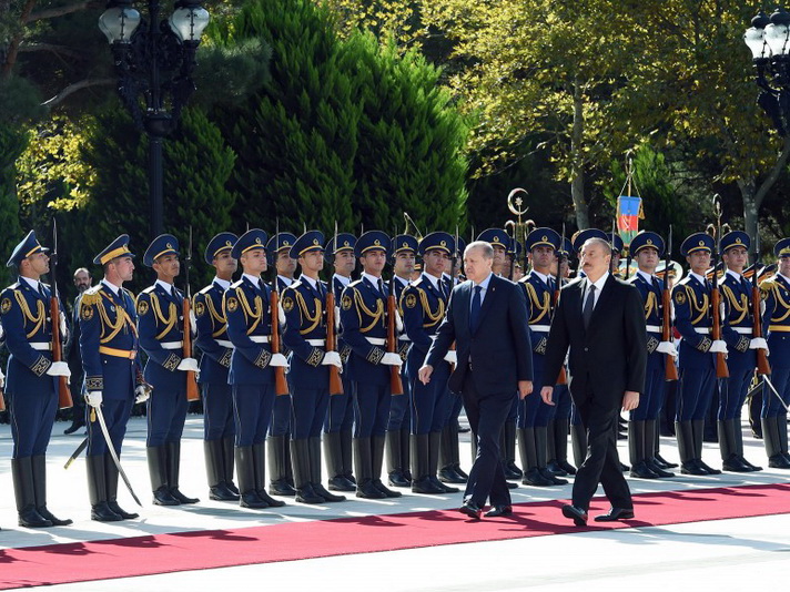 Состоялась церемония официальной встречи Президента Турции - ФОТО