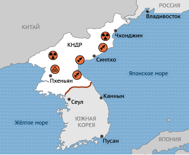 Карта северной кореи граница с россией на карте