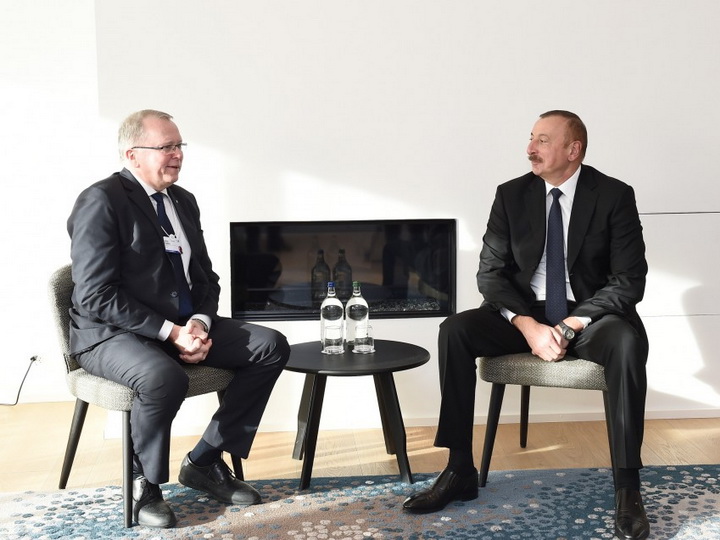 Prezident İlham Əliyev “Statoil” şirkətinin baş icraçı direktoru ilə görüşüb - FOTO - YENİLƏNİB