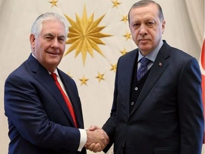 Ankarada Ərdoğan və Tillerson arasında görüş olub