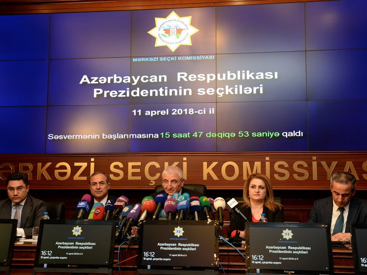 Prezident seçkiləri ilə əlaqədar 894 beynəlxalq müşahidəçi akkreditə olunub