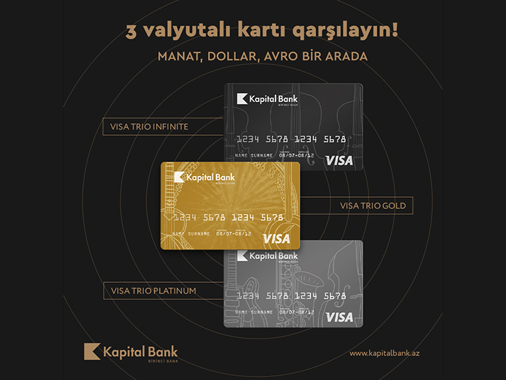 Manat, dollar və avronu birləşdirən kart