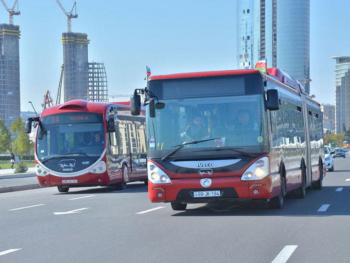 Formula 1-lə bağlı istiqamətini dəyişən avtobuslar əvvəlki rejimə qayıdır