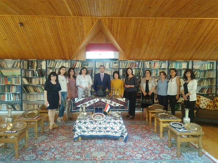 Misirli diplomat Respublika Gənclər Kitabxanasını əməkdaşlığa dəvət edib