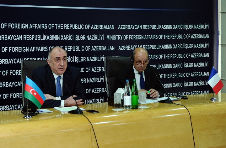 Jan-İv Lö Drian: Azərbaycan və Fransa arasında yüksək iqtisadi əlaqələr mövcuddur