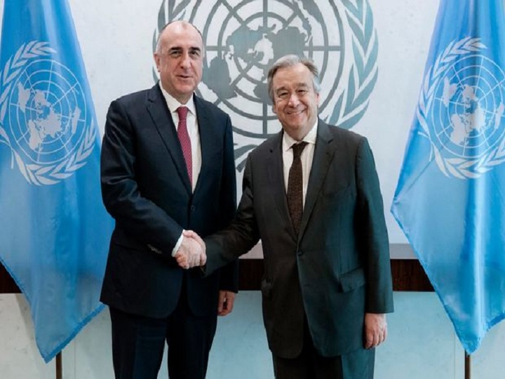 Elmar Məmmədyarov Nyu-Yorkda Antonio Quttereşlə görüşüb