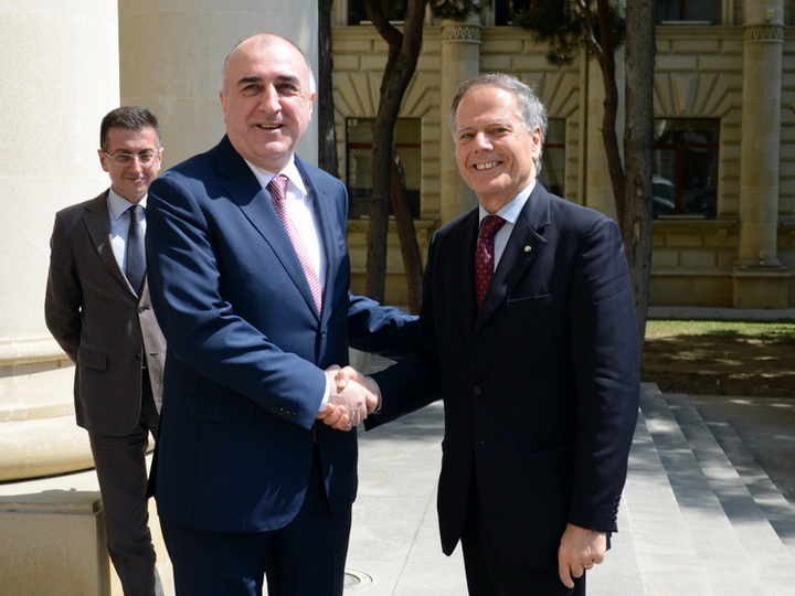 Главы МИД Азербайджана и Италии обсуждают возможности активного сотрудничества - ФОТО