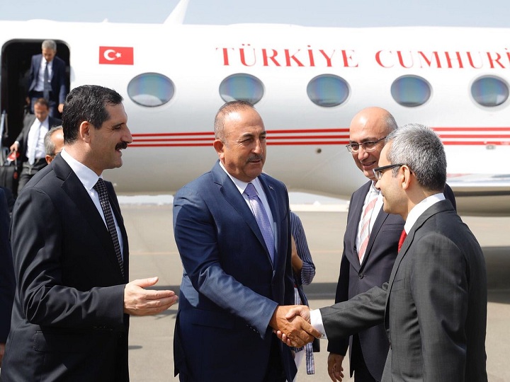 Mövlud Çavuşoğlunun Azərbaycana səfəri başlayıb