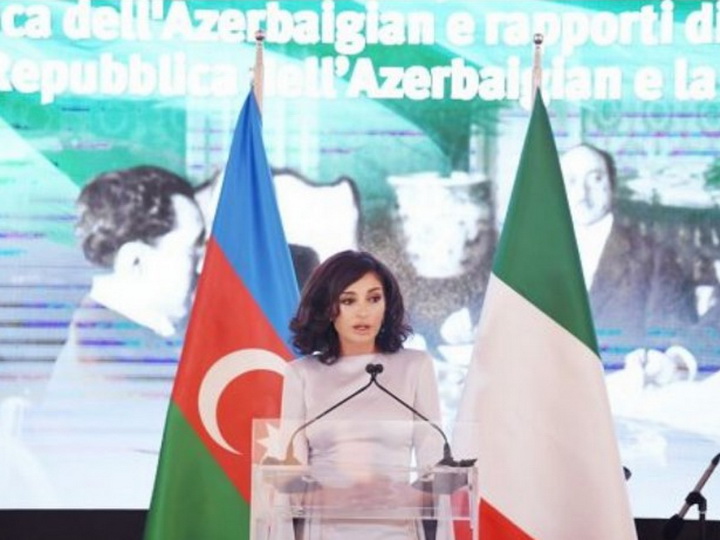 Официальный визит в Италию Первого вице-президента Мехрибан Алиевой широко освещен в СМИ этой страны - ФОТО