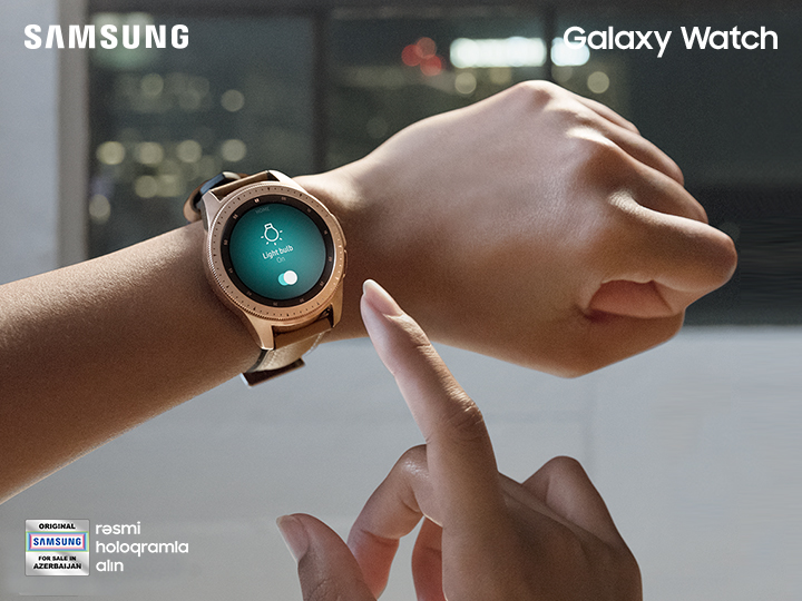 Samsung-dan “ağıllı saat” – Galaxy Watch