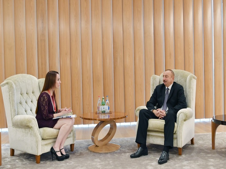 İlham Əliyev Parlamentlərarası İttifaqın prezidenti ilə görüşüb