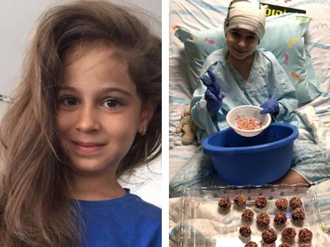 «Спасибо за ваши молитвы!» Маленькая Амелия прошла химиотерапию и приготовила в больнице печенье – ФОТО