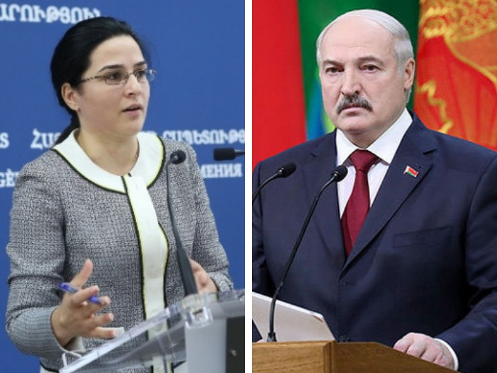 Yerevan Lukaşenkonu “yanlışlıqda” ittiham edib