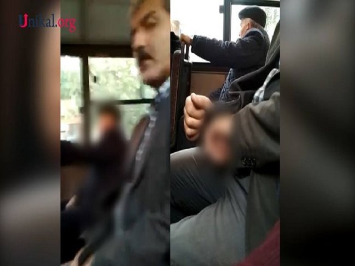 Bakıda avtobusda seksual manyak peyda olub – VİDEO 18+