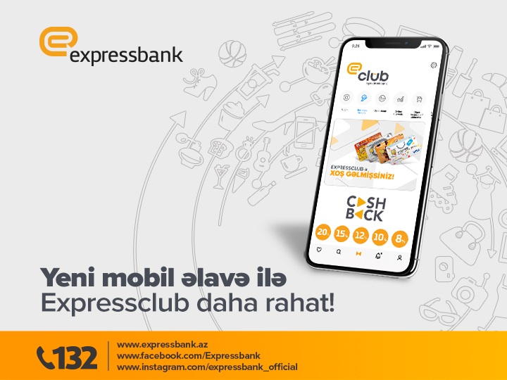 Expressclub – xüsusi üstünlüklər indi smartfonlarda 