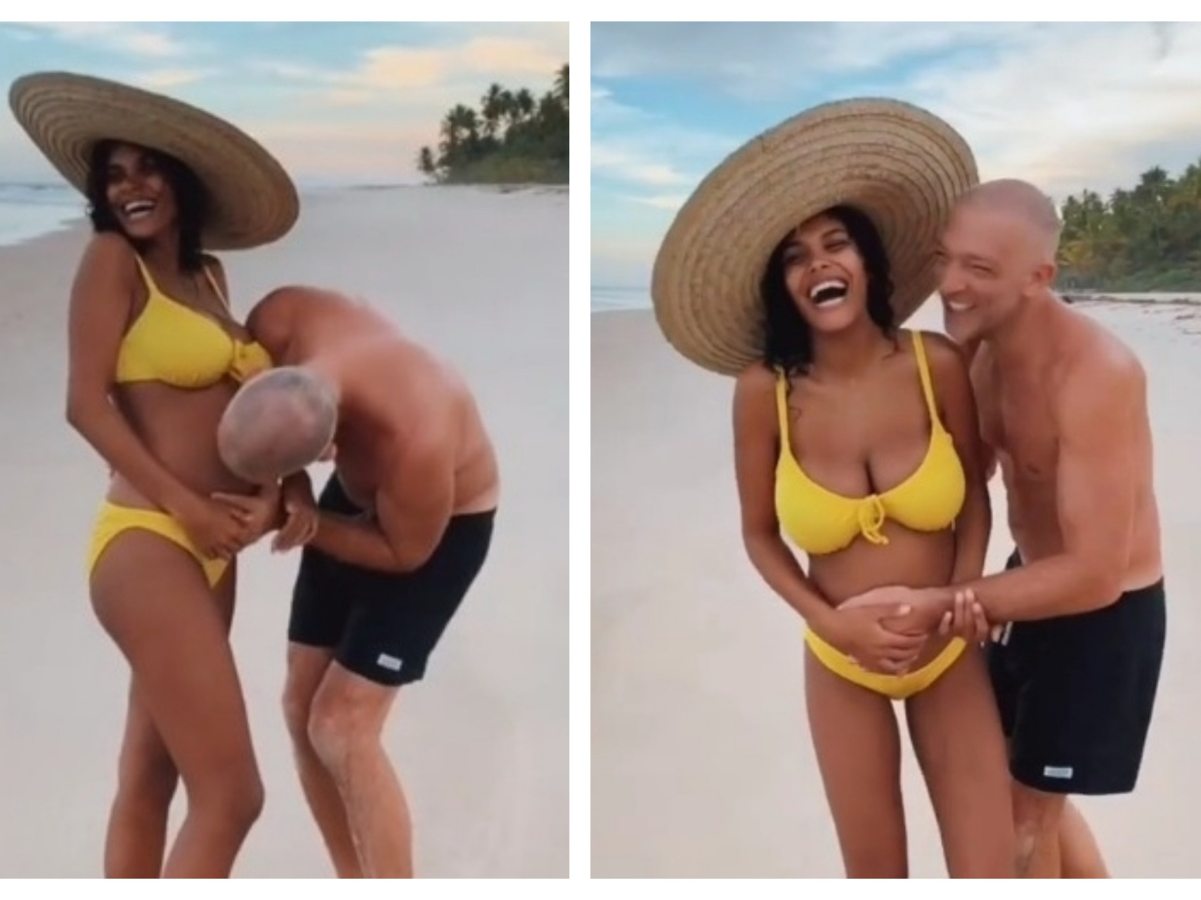Венсан Кассель, целующий в живот беременную супругу, растрогал пользователей Instagram – ВИДЕО