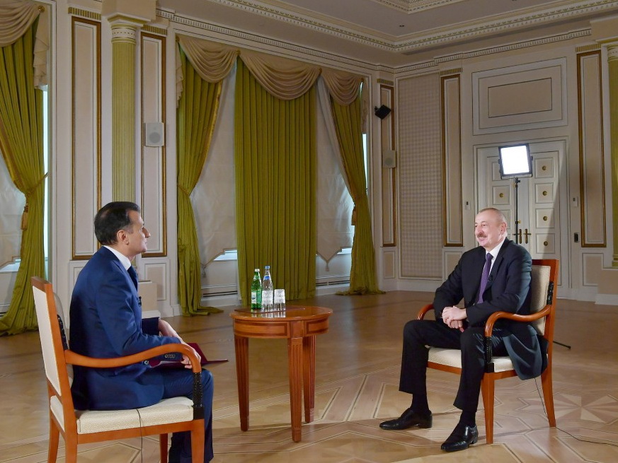 Президент Ильхам Алиев дал интервью Real TV - ВИДЕО