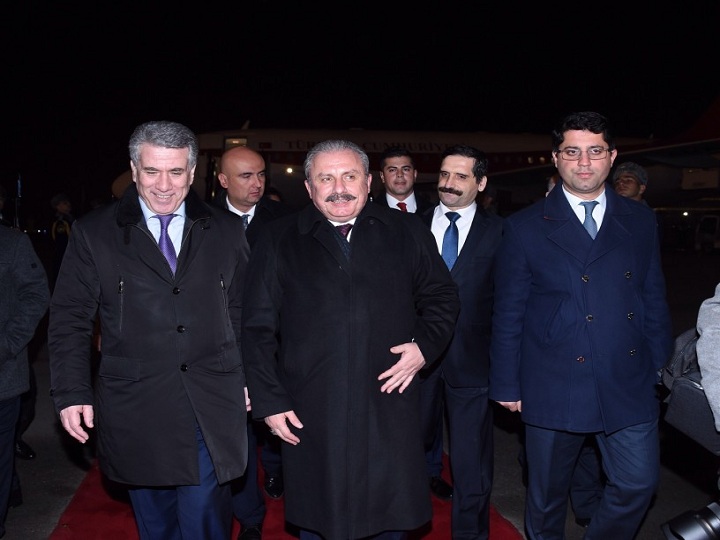 Türkiyə Böyük Millət Məclisinin sədri Azərbaycana səfərə gəlib